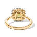 D'Joy Natural Premium Hebei Peridot  & Lab Grown Diamond Ring in 18K Vermeil Yellow Gold Plated Sterling Silver 2.59 Ct._8662564_4