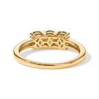 D'Joy Natural Hebei Peridot Trilogy Ring in Yellow Gold Plated Sterling Silver 1.15 Ct._8662602_4