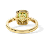 D'Joy Natural Hebei Peridot  & White Zircon Ring in Yellow Gold Plated Sterling Silver 1.93 Ct._8662642_4