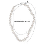 LA Closeout Deal Keshi Pearl Necklace (Size - 16 + 2Ext) with Sterling Silver Lobster Clasp_8662954_5
