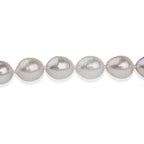 LA Closeout Deals Peach Fresh Water Pearl & White Fresh Water Pearl Necklace (Size - 18) with Sterling Silver Ball Clasp_8662956_3