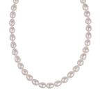 Las Vegas Closeout Deals Fresh Water Pearl 12x9MM Sterling Silver Necklace (Size - 18) with Lobster Clasp 230.00 Ct_8662979