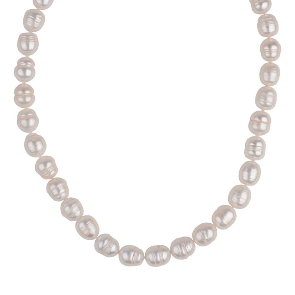 LA Closeout Deals Peach Fresh Water Pearl Necklace (Size - 18) With Sterling Silver Lobster Clasp_8662981
