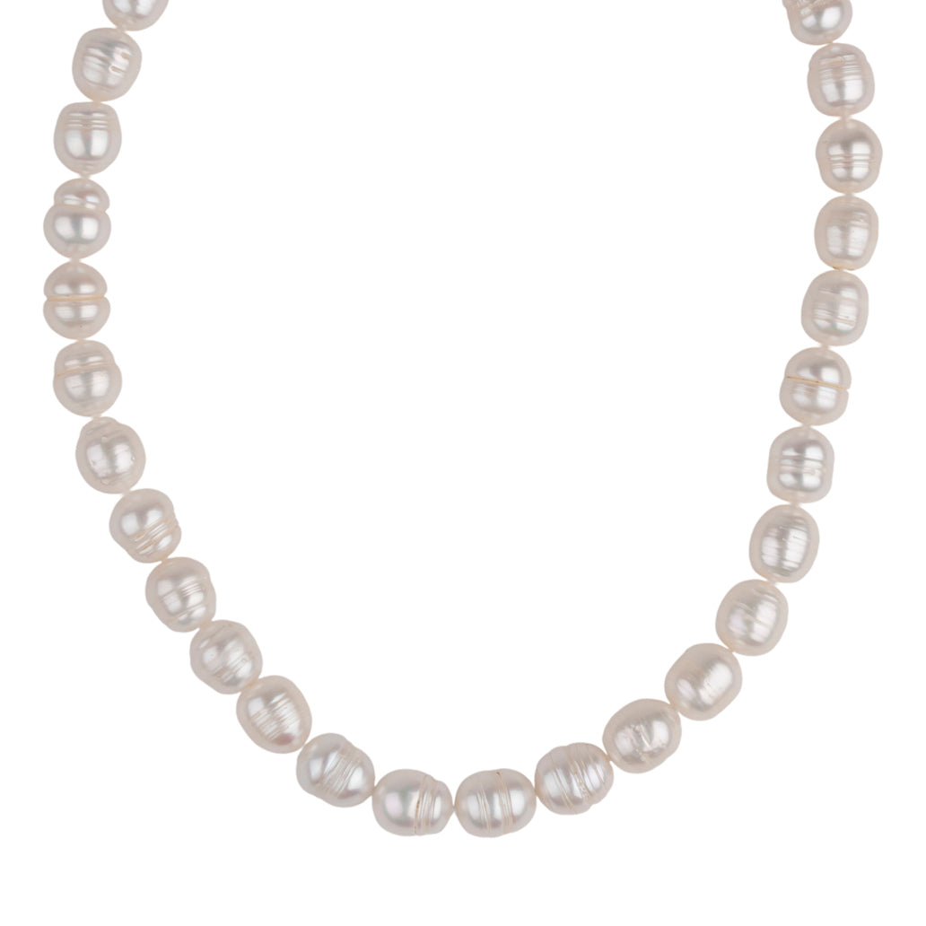 White Freshwater Pearl Necklace (Size - 18) With Sterling Silver Lobster Clasp V32520438 0