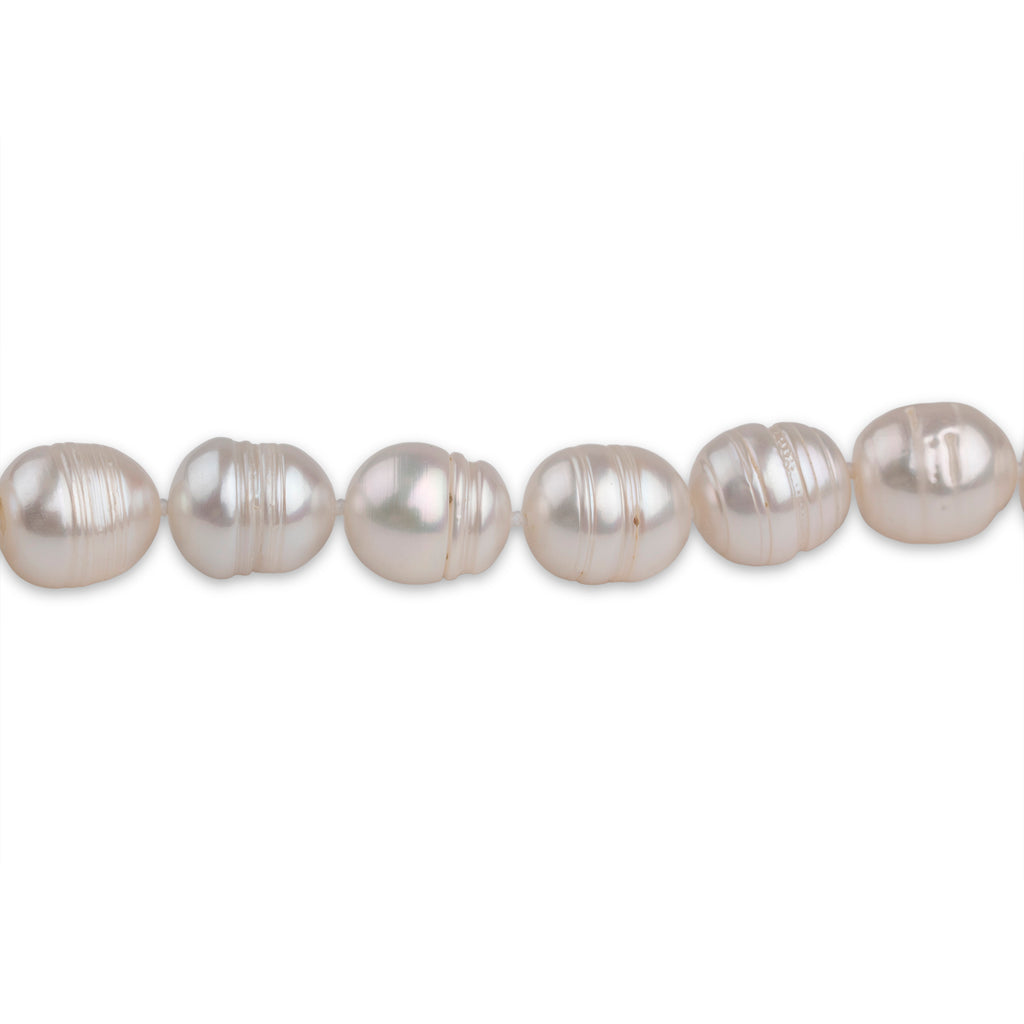 LA Closeout Deals Peach Fresh Water Pearl Necklace (Size - 18) With Sterling Silver Lobster Clasp_8662981_3