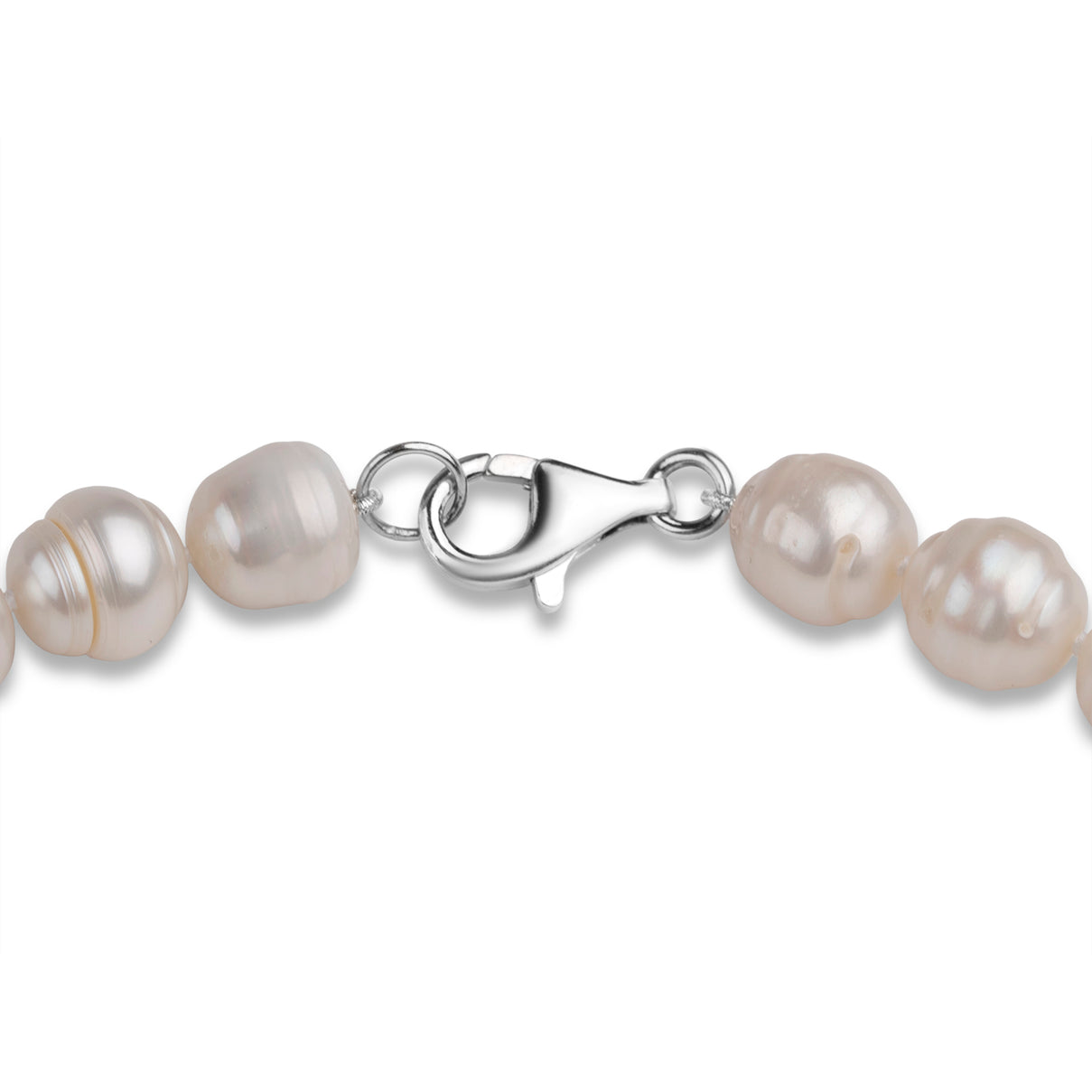 White Freshwater Pearl Necklace (Size - 18) With Sterling Silver Lobster Clasp V32520438 2