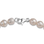 LA Closeout Deals Peach Fresh Water Pearl Necklace (Size - 18) With Sterling Silver Lobster Clasp_8662981_4