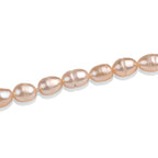 LA Closeout Deals Peach Fresh Water Pearl Necklace (Size - 16) With Lobster Clasp 75.00 Ct._8662983_3