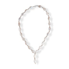 LA Closeout Deals White Fresh Water Pearl Necklace (Size - 16) With Sterling Silver Lobster Clasp._8663022