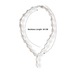 LA Closeout Deals White Fresh Water Pearl Necklace (Size - 16) With Sterling Silver Lobster Clasp._8663022_6