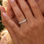 D'Joy - Moissanite Full-Eternity Flexible Band Ring in Rhodium Overlay Sterling Silver 1.40 Ct._8663812_1