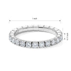 D'Joy - Moissanite Full-Eternity Flexible Band Ring in Rhodium Overlay Sterling Silver 1.40 Ct._8663812_6