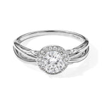 D'Joy Moissanite Fancy Ring in Rhodium OverlaySterling Silver  1.380  Ct._8664075