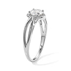 D'Joy Moissanite Fancy Ring in Rhodium OverlaySterling Silver  1.380  Ct._8664075_3
