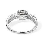 D'Joy Moissanite Fancy Ring in Rhodium OverlaySterling Silver  1.380  Ct._8664075_4