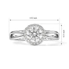 D'Joy Moissanite Fancy Ring in Rhodium OverlaySterling Silver  1.380  Ct._8664075_5