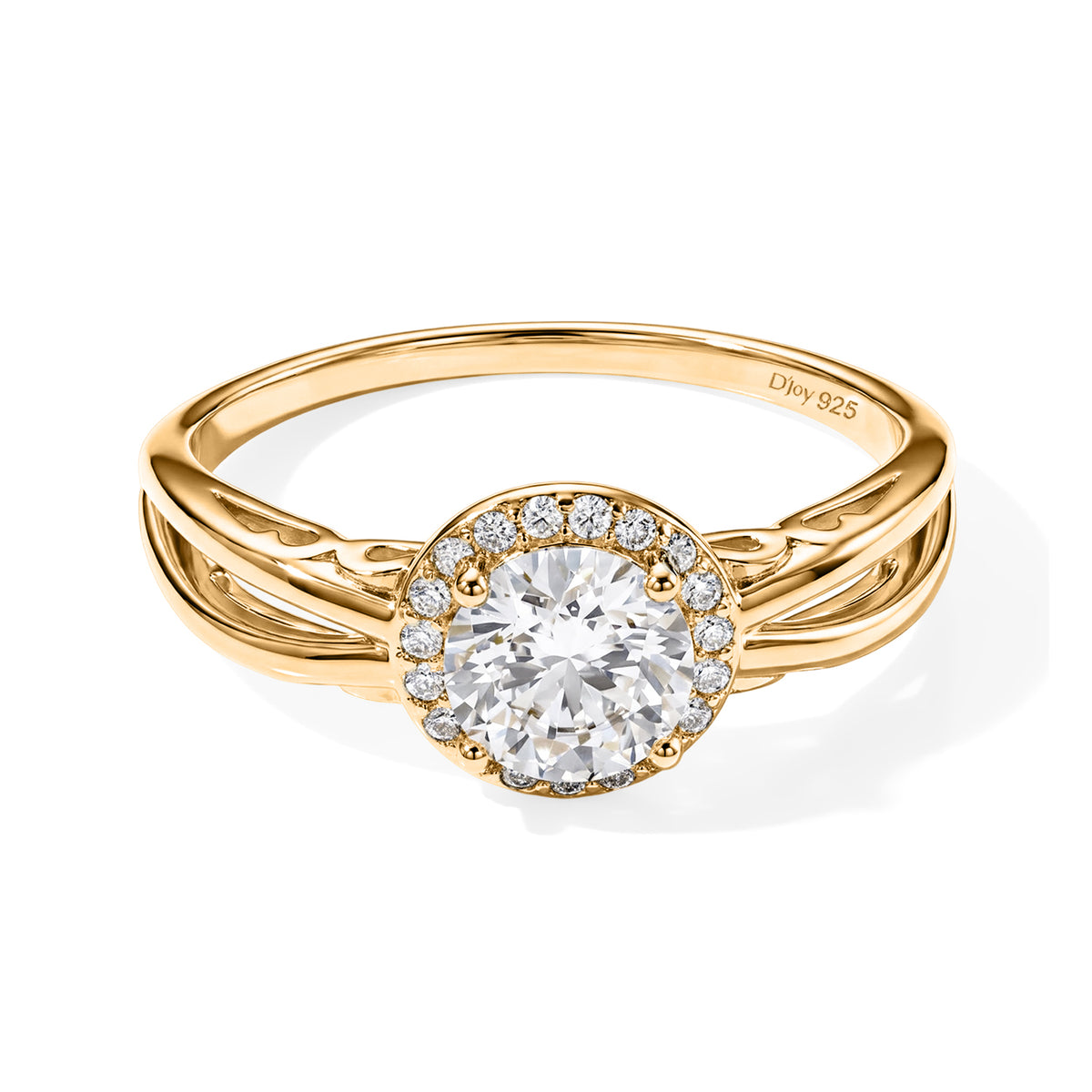 D'Joy Moissanite Fancy Ring Sterling Silver  1.380  Ct. 8664093 0