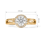 D'Joy Moissanite Fancy Ring Sterling Silver  1.380  Ct._8664093_5