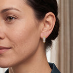D'Joy - Moissanite Earring with Push Back in Yellow Gold Plated Sterling Silver 1.35 Ct._8664132_1