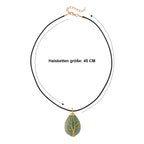 Green Aventurine Adjustable Tree of Life Drop Necklace (Size - 18+2 Ext) 45.00 Ct._8664246_6