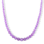 D'Joy Kunzite Beads Necklace (Size - 22) in Rhodium OverlaySterling Silver  380.000  Ct._8665131