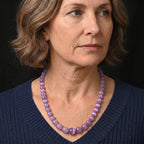 D'Joy Kunzite Beads Necklace (Size - 22) in Rhodium OverlaySterling Silver  380.000  Ct._8665131_1