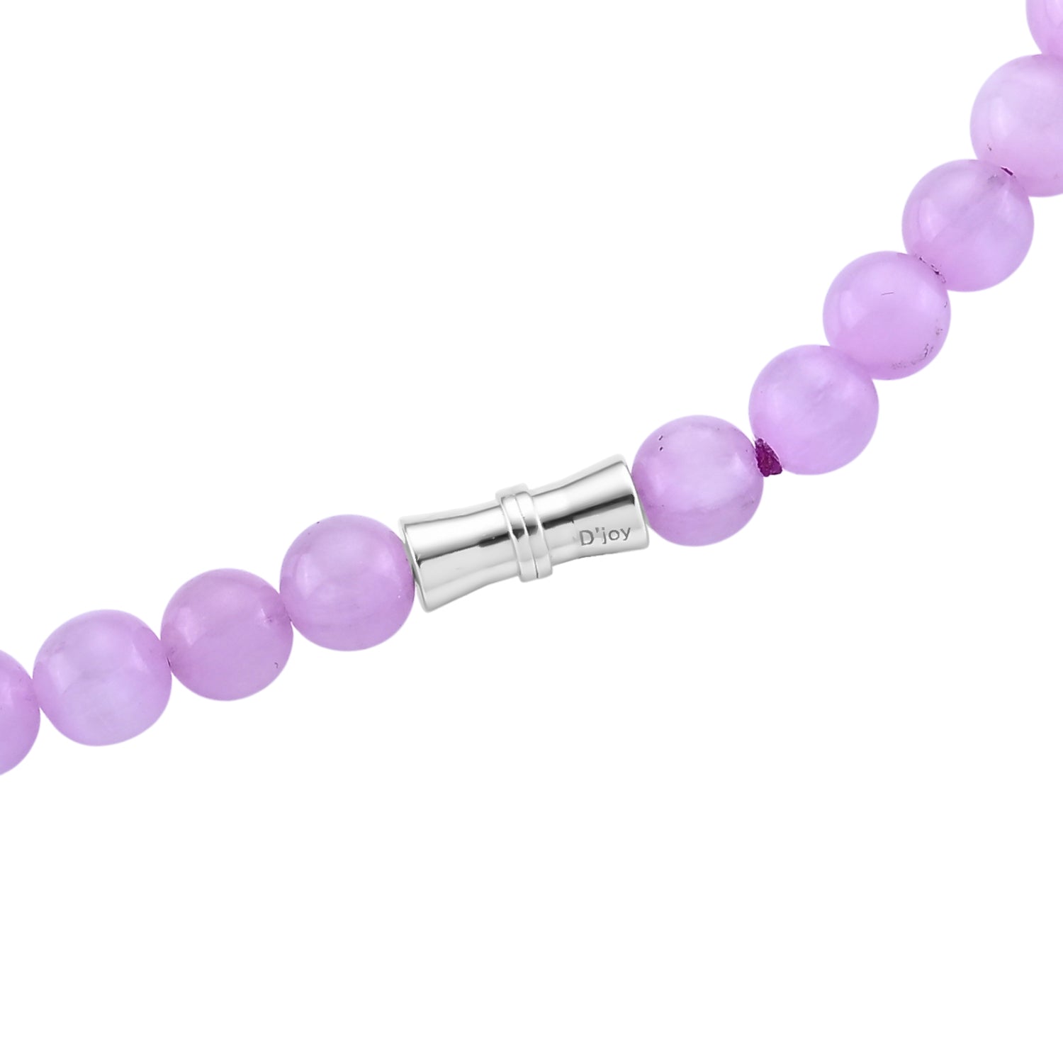 D'Joy - Kunzite Graduated Beads Necklace (Size - 22) in Rhodium Overlay Sterling Silver 380.00 Ct. 8665131 5