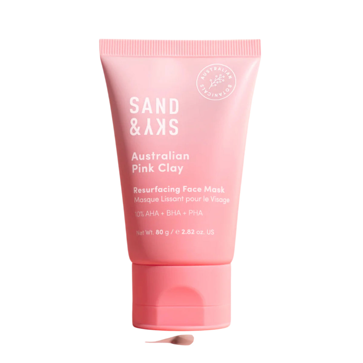 Sand &amp; Sky Australian Pink Clay Resurfacing Mask - 80g 8665383 0