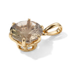 9K Yellow Gold AAA Turkizite Solitaire Pendant 3.08 Ct._8666277_3