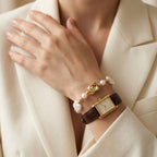 White Keshi Pearl & White Fresh Water Pearl Adjustable Beads Bracelet (Size 6.5-9)_8666318_2