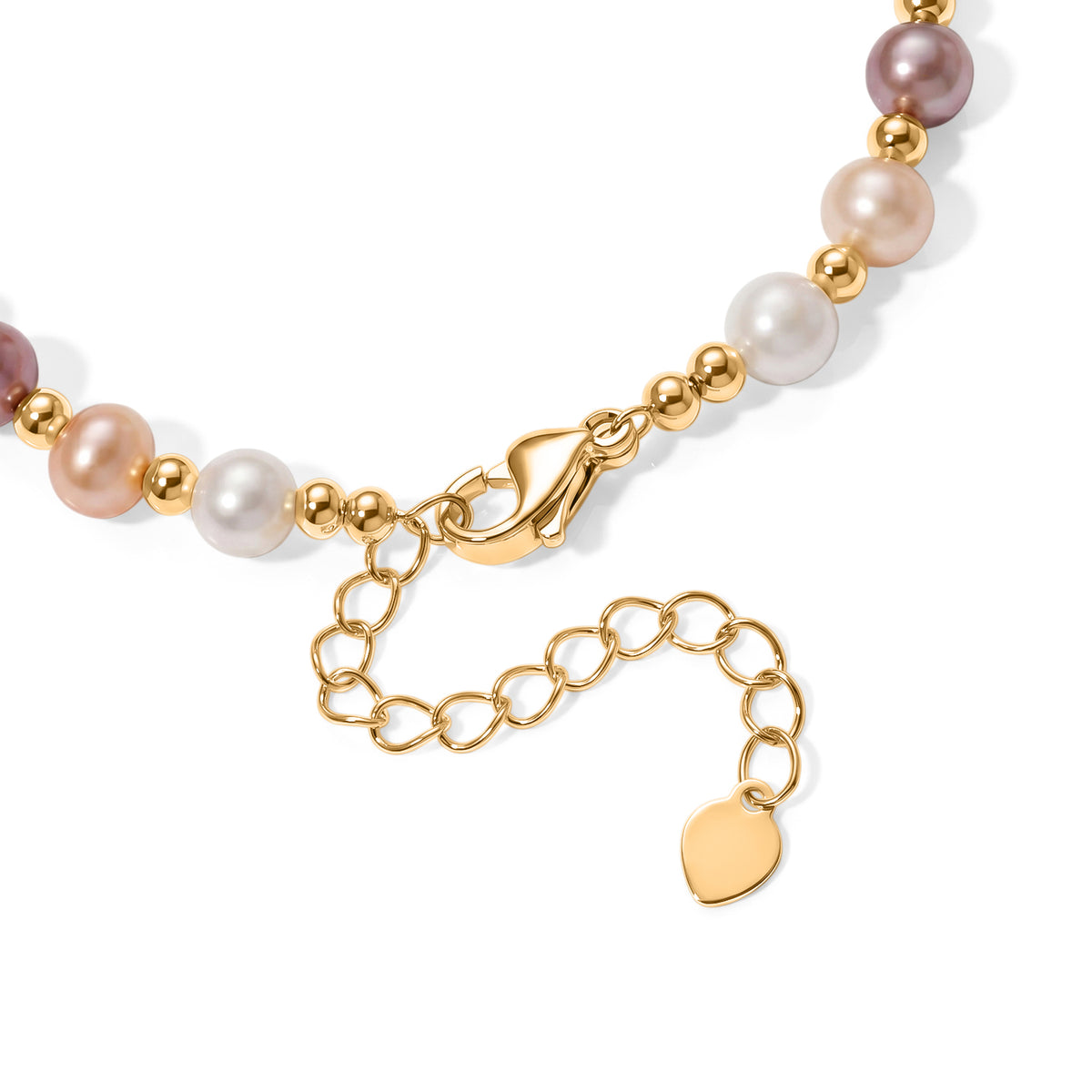 Multi Colour Keshi Pearl &amp; Multi Colour Fresh Water Pearl Adjustable Bracelet (Size 6.5+2 Ext)  20.00 Ct. V32520866 4
