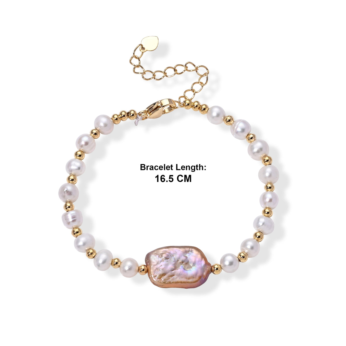 Multi Colour Keshi Pearl &amp; Multi Colour Fresh Water Pearl Adjustable Bracelet (Size 6.5+2 Ext)  20.00 Ct.. V32520879 5