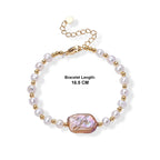 Multi Colour Keshi Pearl & Multi Colour Fresh Water Pearl Adjustable Bracelet (Size 6.5+2 Ext)  20.00 Ct.._8666383_4