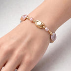 Multi Color Keshi Pearl & Multi Color Fresh Water Pearl Adjustable Beads Bracelet (Size 6.5-9)_8666394_1