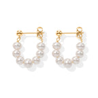 White Fresh Water Pearl Earrings with Push Backs_8666397_3