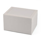 3-Layer Debossed Floral PU Leather Jewellery Organiser Box with Drawers - White_8666433_5