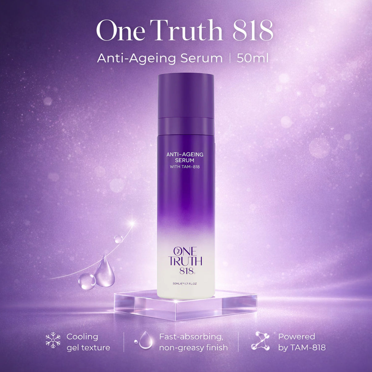 One Truth 818- Anti-Ageing Serum - 50ml 8666626 1