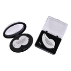 Set of 2 LED Illuminated Pocket Jewellery Loupe Magnifiers (30X & 40X) - Silver & Brown_8666632