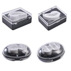 Set of 2 LED Illuminated Pocket Jewellery Loupe Magnifiers (30X & 40X) - Silver & Brown_8666632_3
