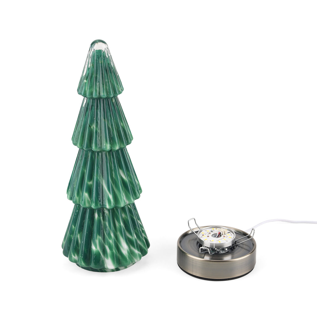 LIVMORE 3-Colour LED USB-Powered Christmas Tree Table Lamp - Green_8666662
