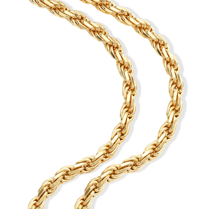 Bronzella Collection - Rope Chain Necklace (Size - 20) in Yellow Gold Tone 8666668 2
