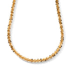 Bronzella Collection - 18K Gold Overlay Italian Made Rock Necklace (Size - 30) Weight 11.10 Grams_8666672