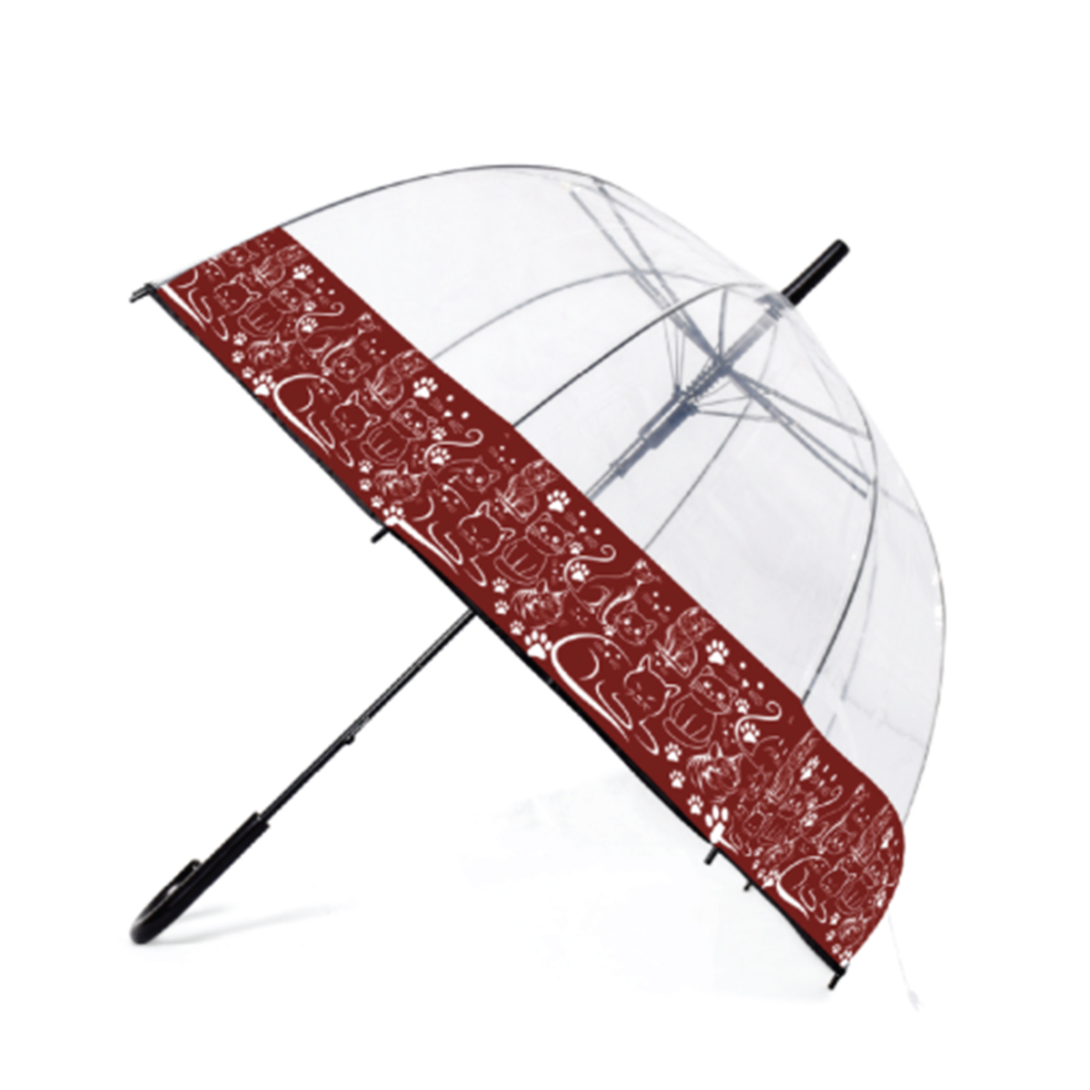 Love Cats Dome Umbrella - Brown V32576965 0