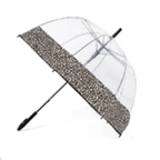 Leopard Dome Umbrella - White_8667368