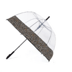 Leopard Dome Umbrella - Grey_8667369