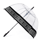Greek Design Dome Umbrella - Black_8667375