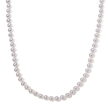 FIRST TIME EVER - RHAPSODY- 950 Platinum High Lustre AAAAA The Best of the Best Japanese Akoya Pearl ( 9mm) Necklace (Size - 20) V32655510 1