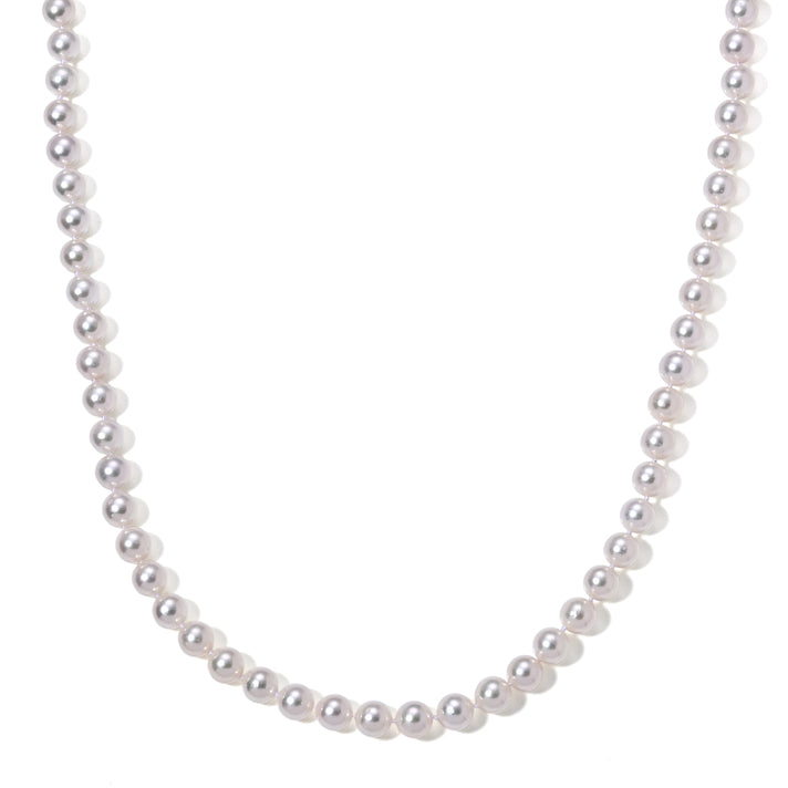 FIRST TIME EVER - RHAPSODY- 950 Platinum High Lustre AAAAA The Best of the Best Japanese Akoya Pearl ( 9mm) Necklace (Size - 20) 8667764 1
