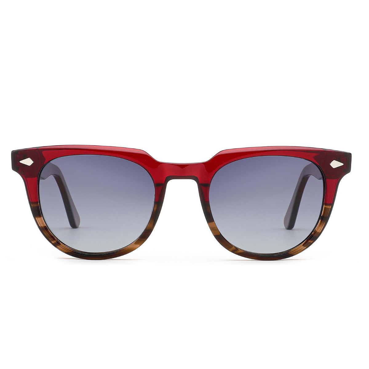 Soho Square Osaka Panto Unisex Sunglasses - Red Tortoiseshell V32539976 0