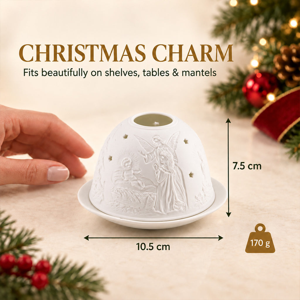LIVMORE Candle Holder (Size - One Size) - White_8667889_6